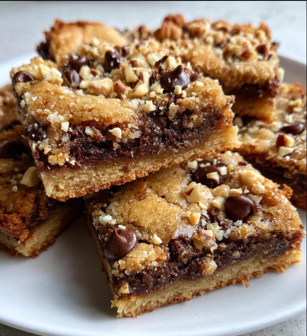 cake mix cookie bars - detail 1