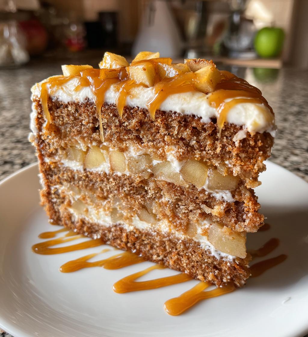 caramel apple spice cake