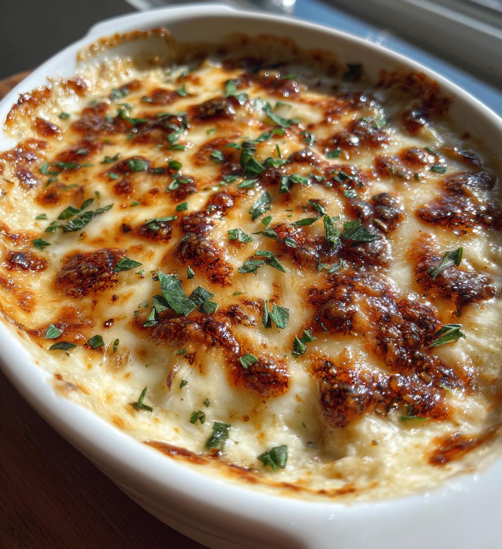caramelized onion and gruyere dip - detail 1
