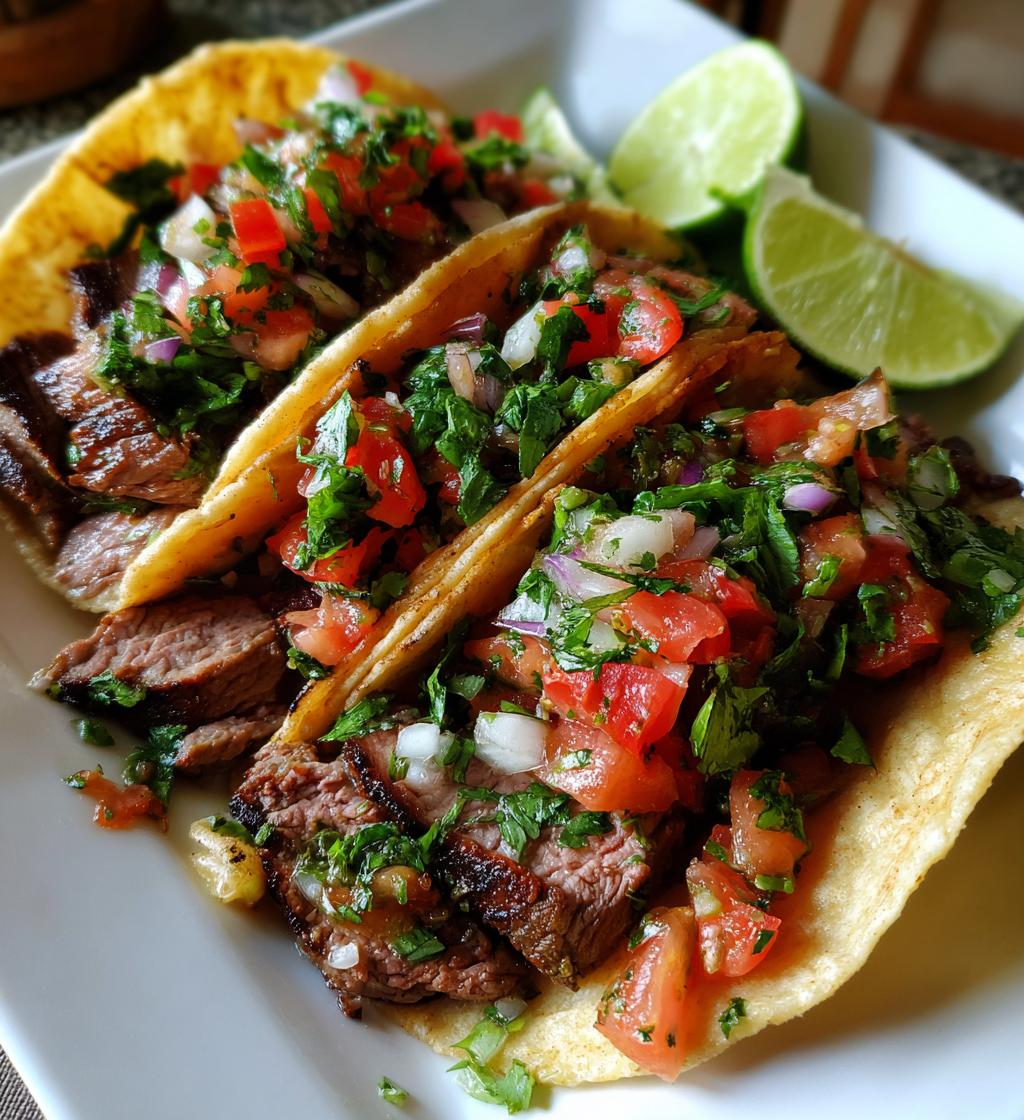 carne asada tacos
