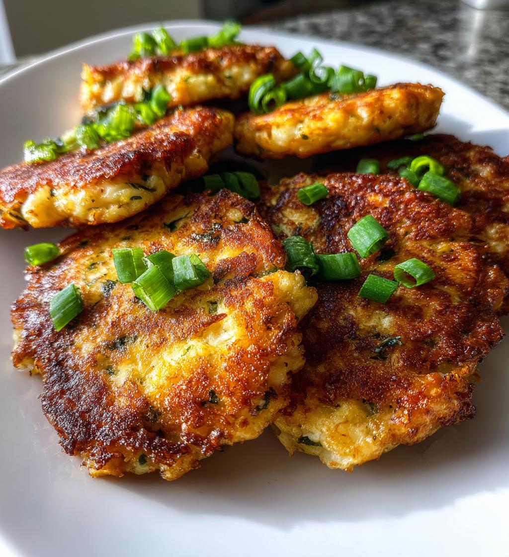 cauliflower fritters - detail 1