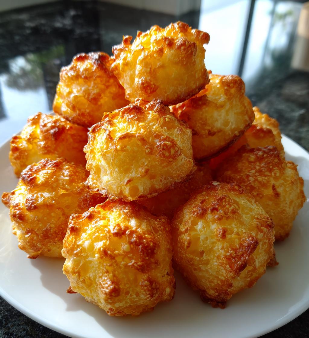 cheese puffs - detail 1