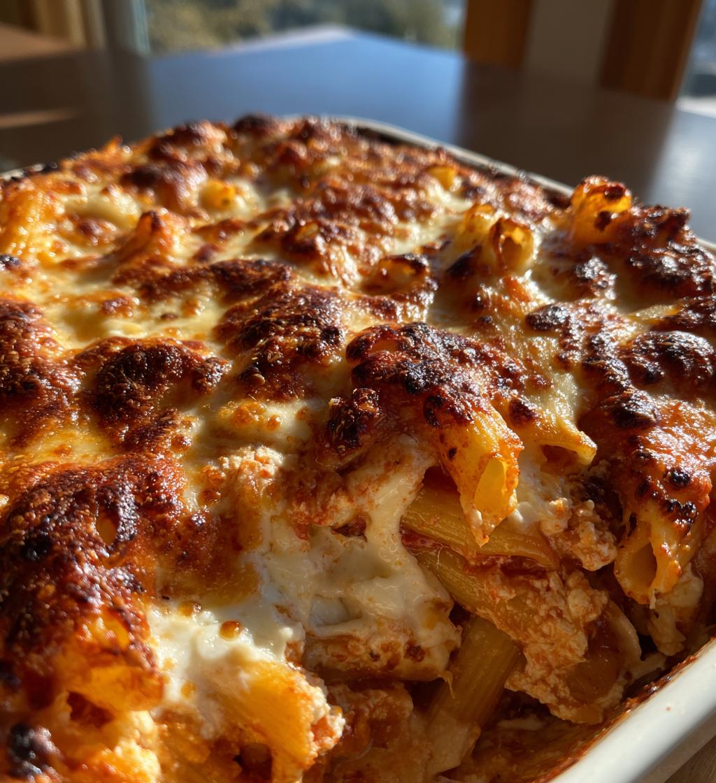 cheesy baked penne a comforting classic - detail 1