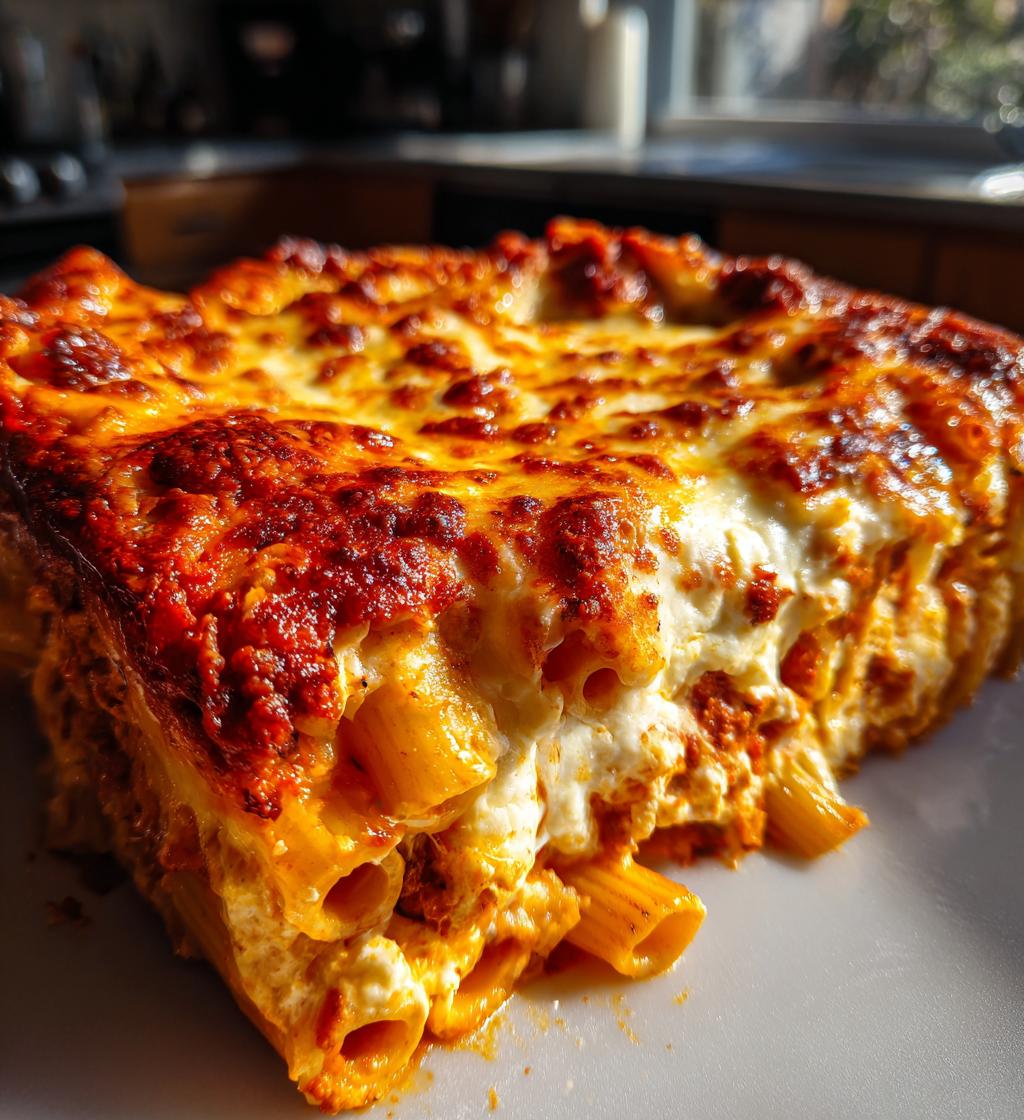 cheesy baked penne a comforting classic