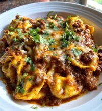 cheesy beef enchilada tortellini