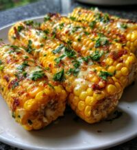cheesy garlic butter corn