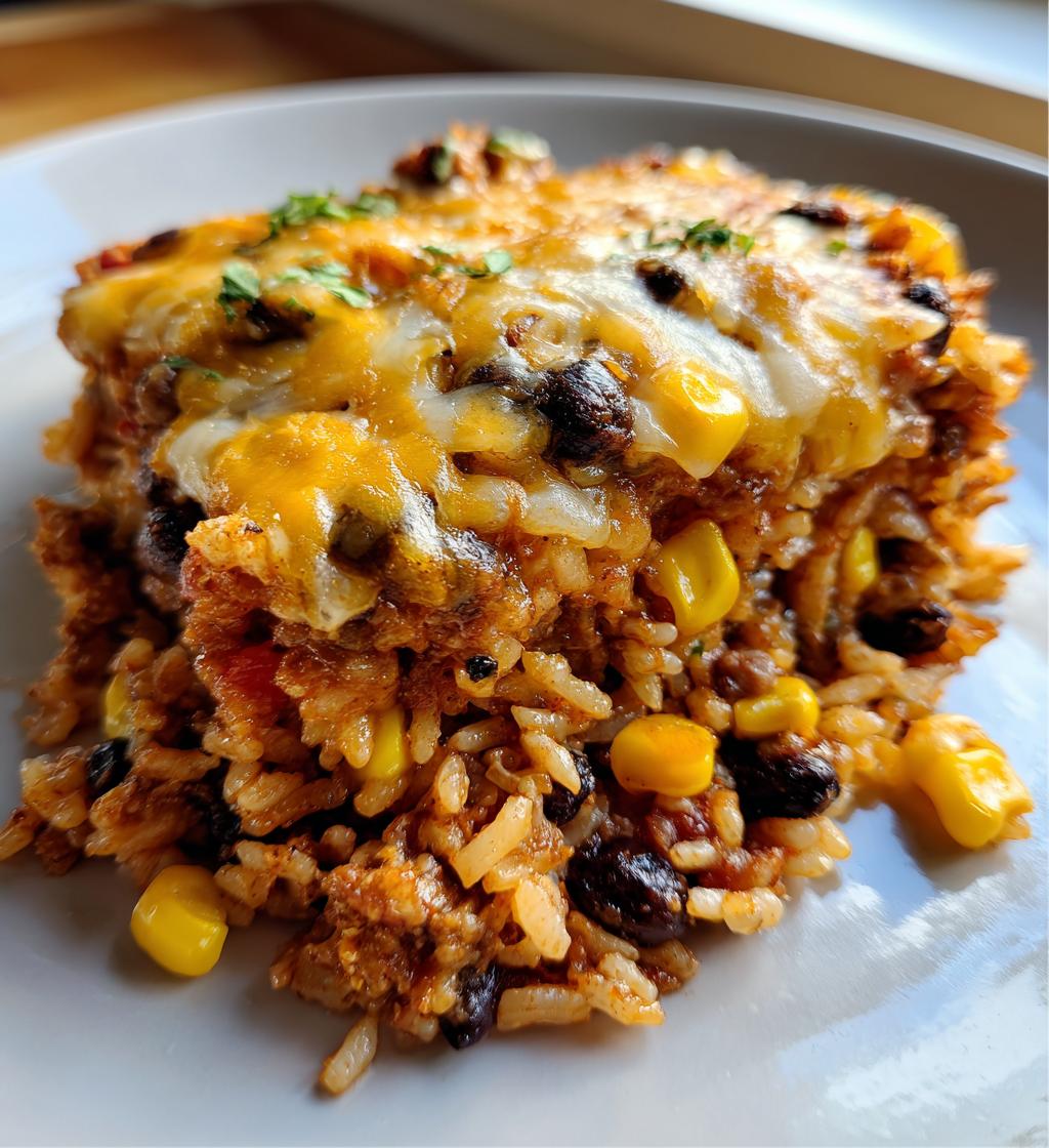 cheesy mexican rice casserole