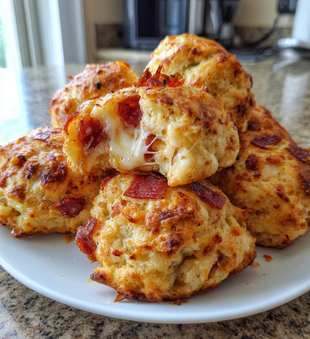 cheesy pizza bombs recipe - detail 1