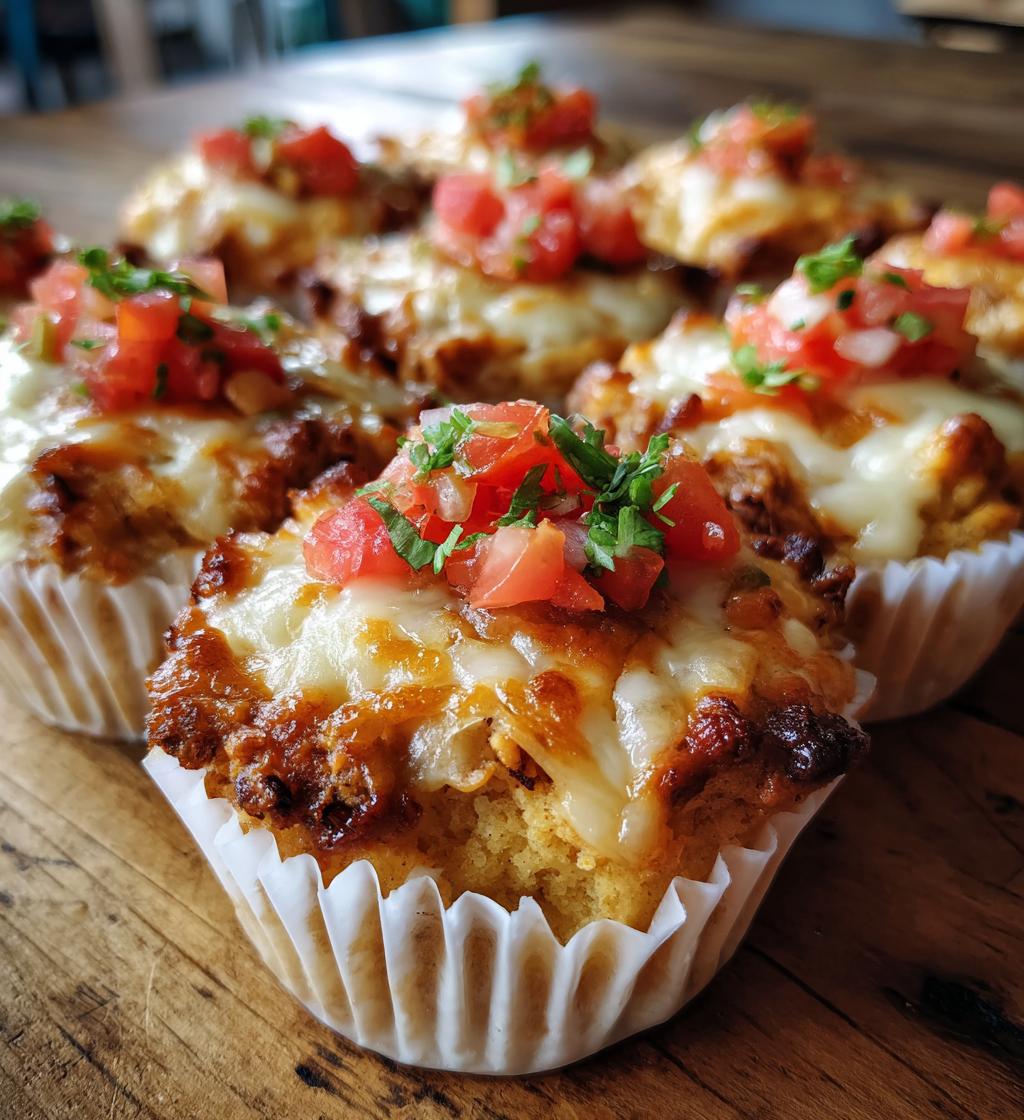 cheesy taco cupcakes recipe - detail 1