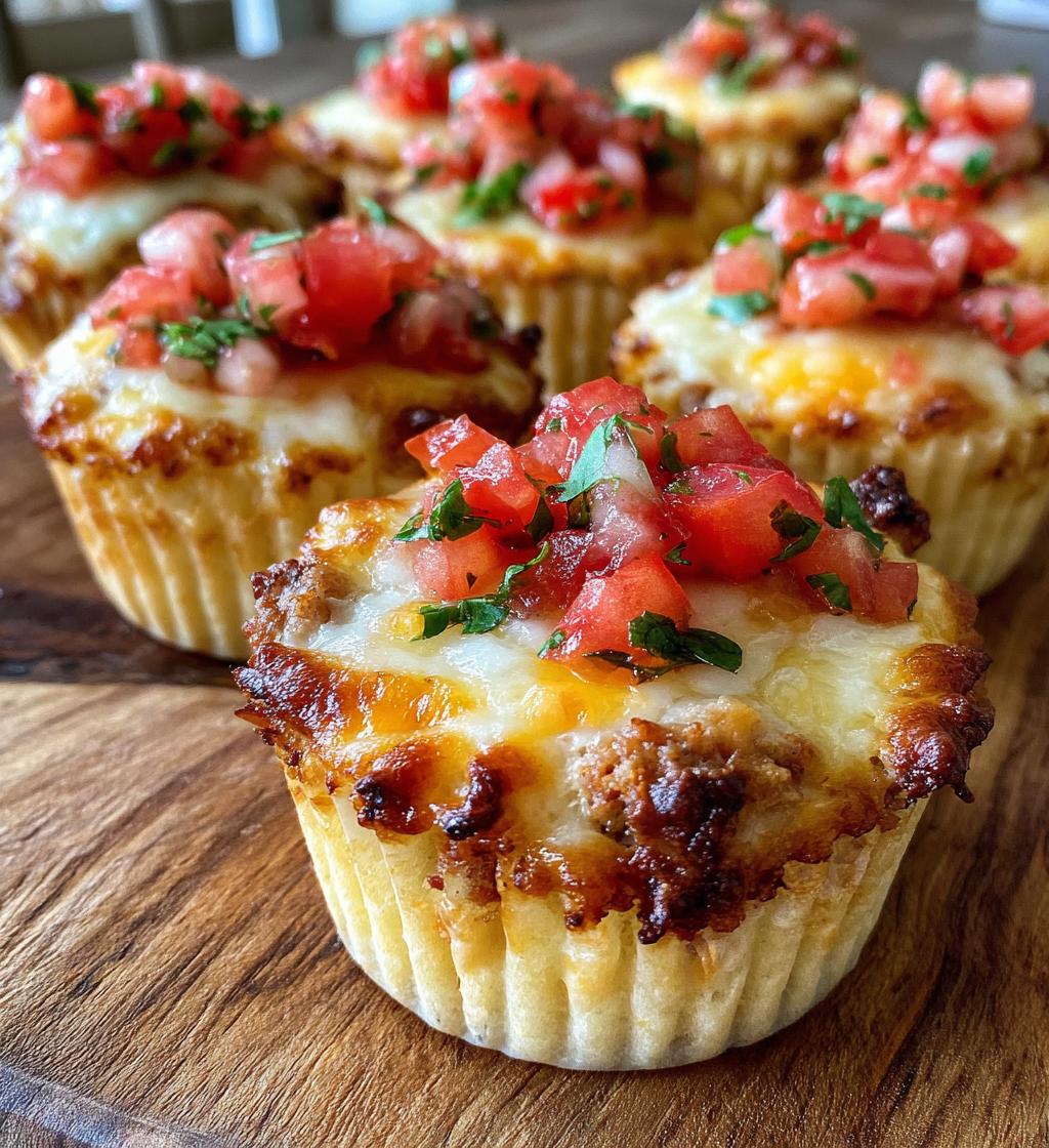 cheesy taco cupcakes recipe