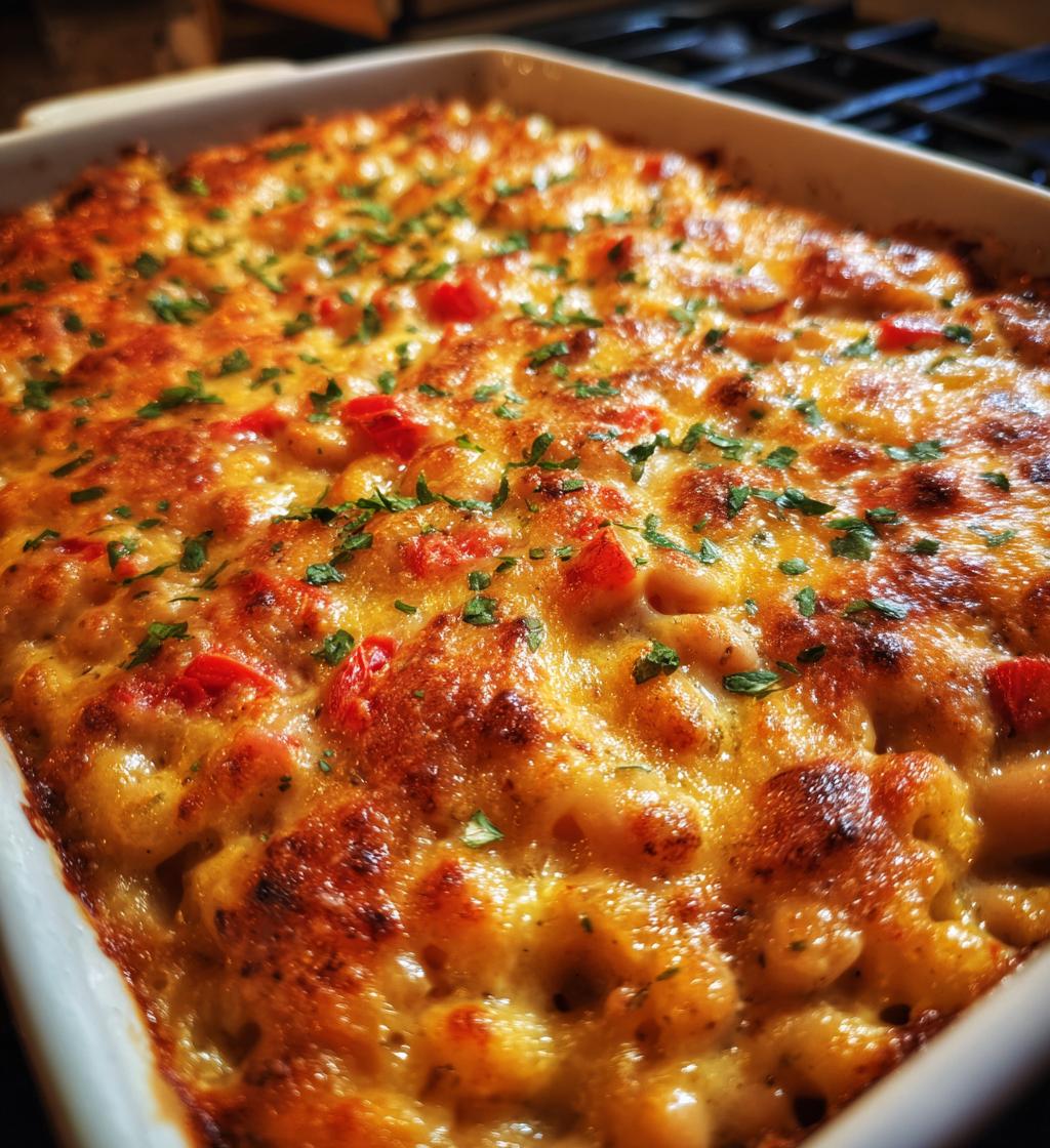 cheesy tomato white bean bake - detail 1