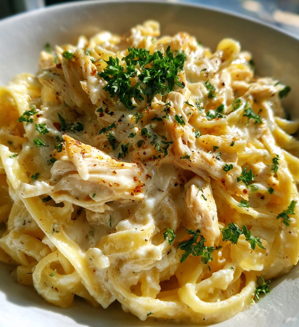 chicken alfredo pasta
