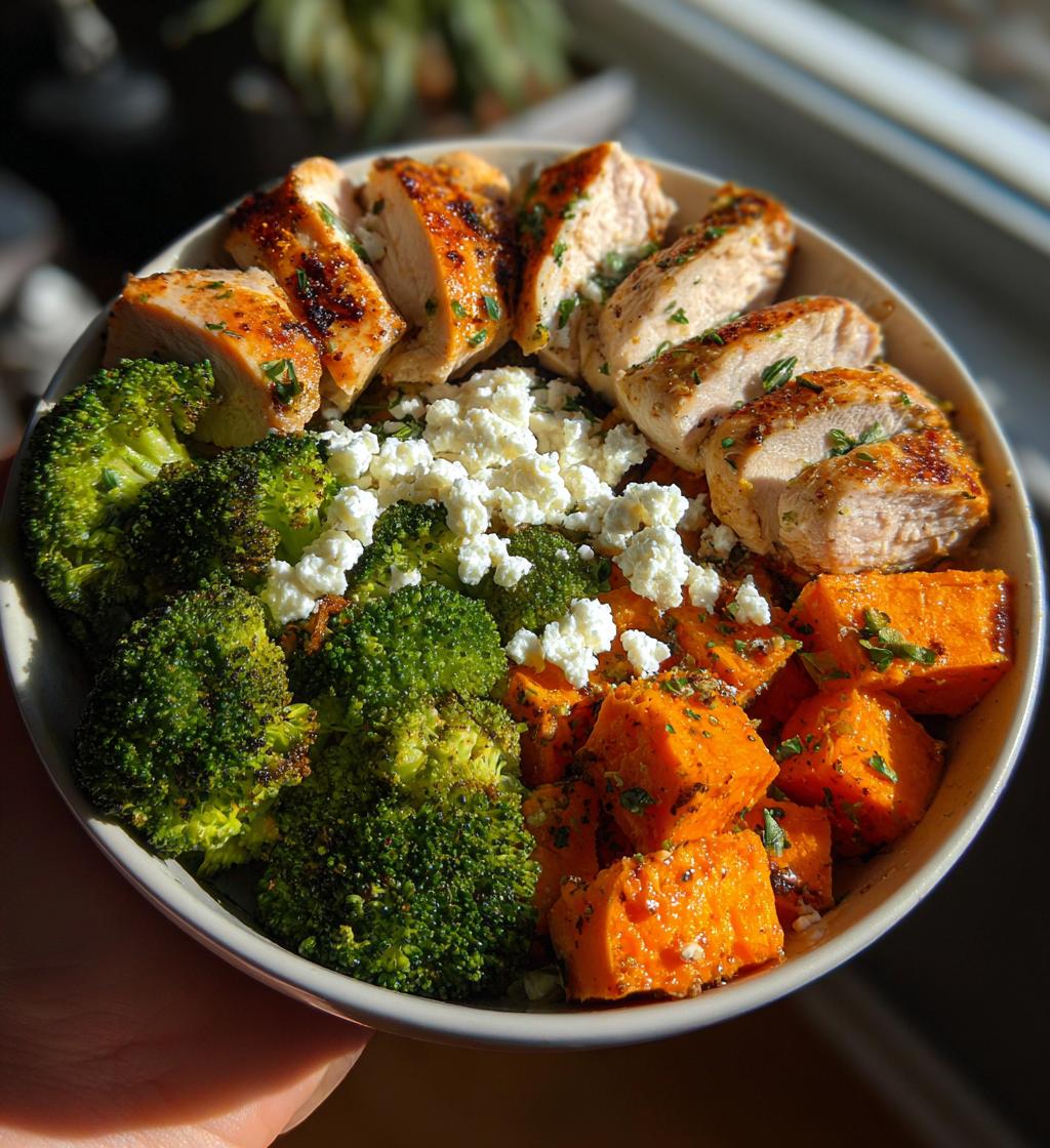 chicken and sweet potato bowls for two