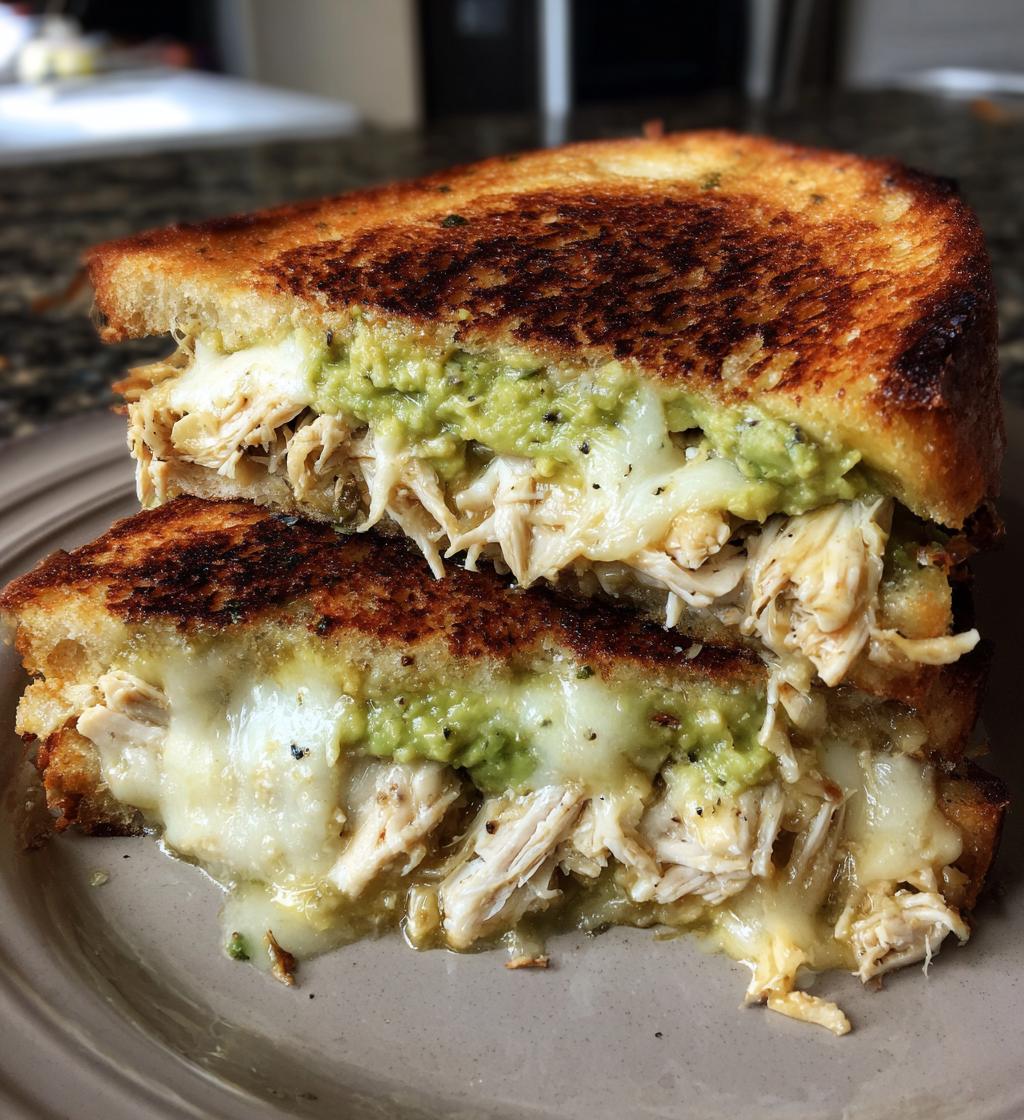 chicken avocado melt sandwich - detail 1