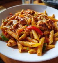 chicken fajita pasta