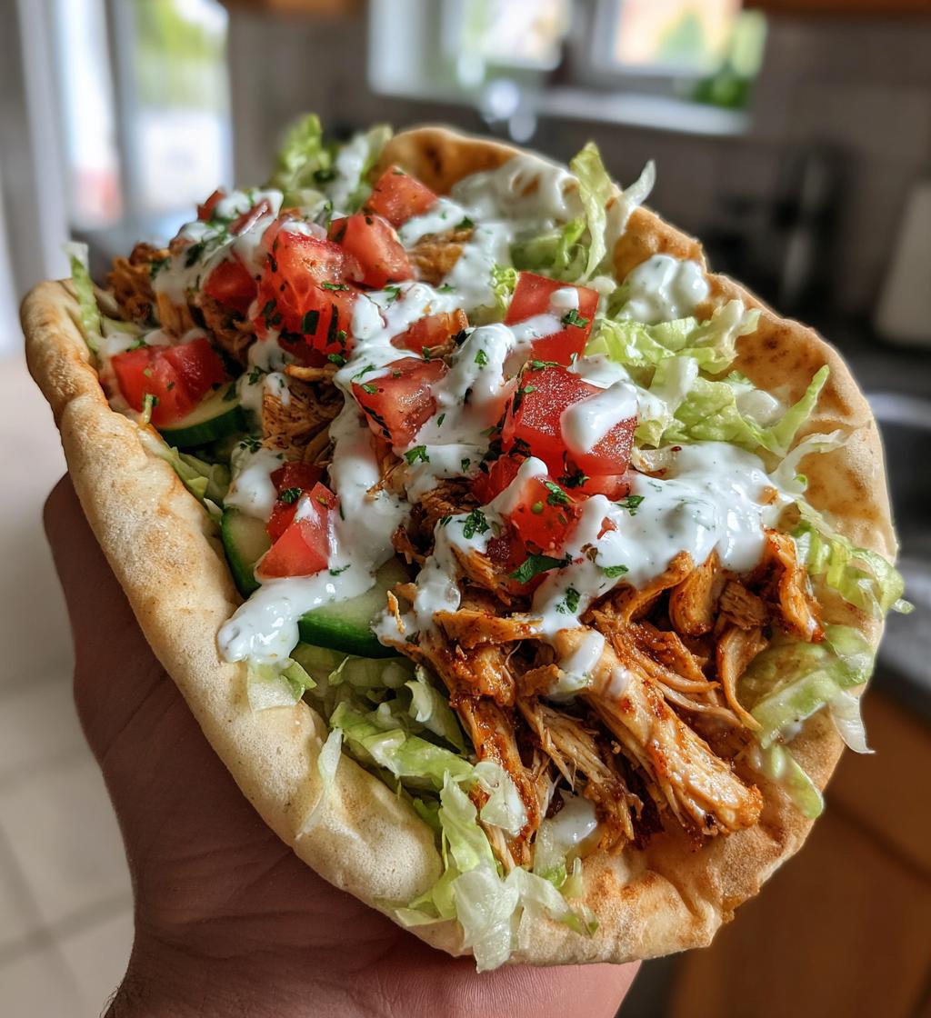 chicken gyros - detail 1