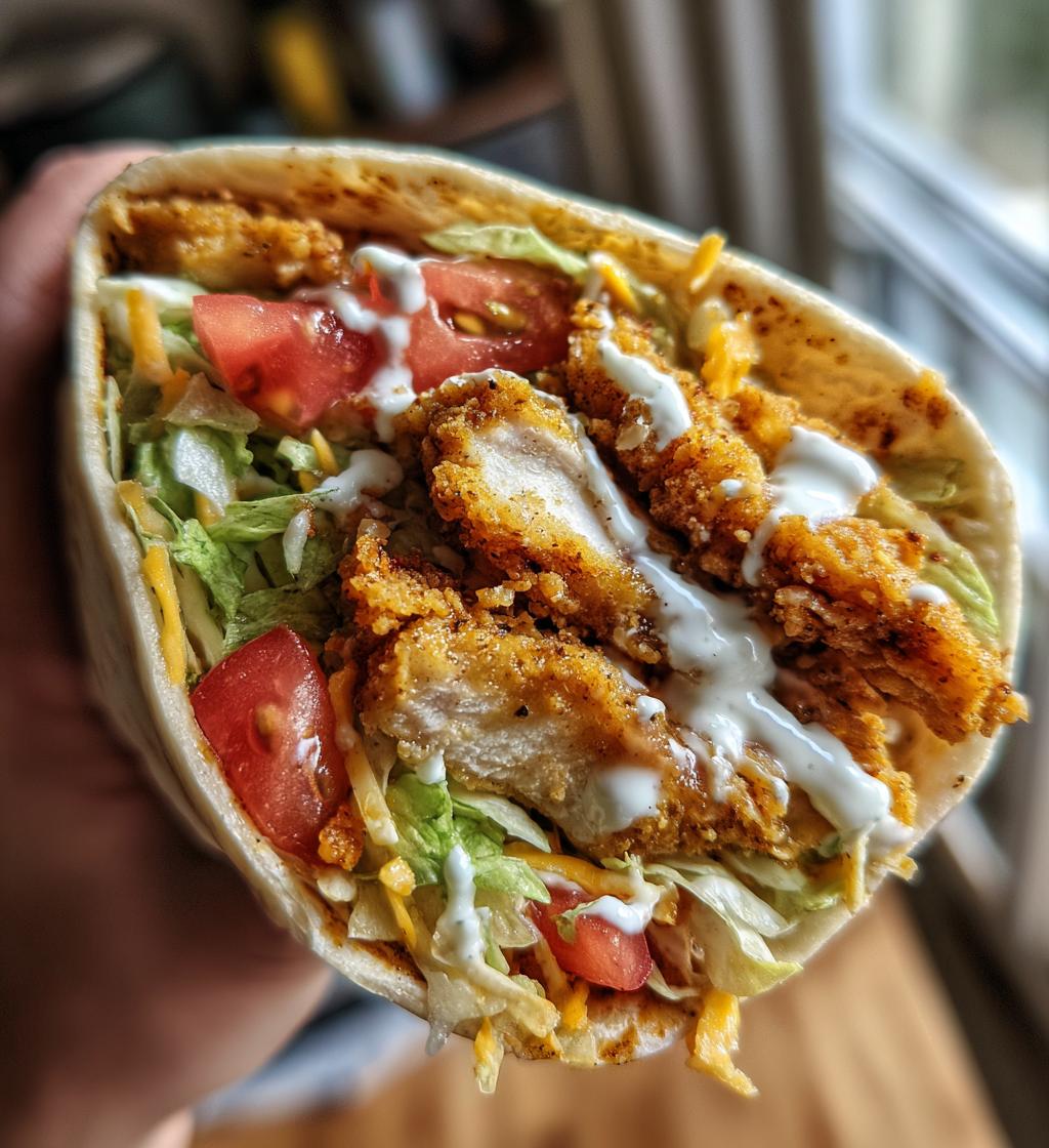 chicken nugget wrap