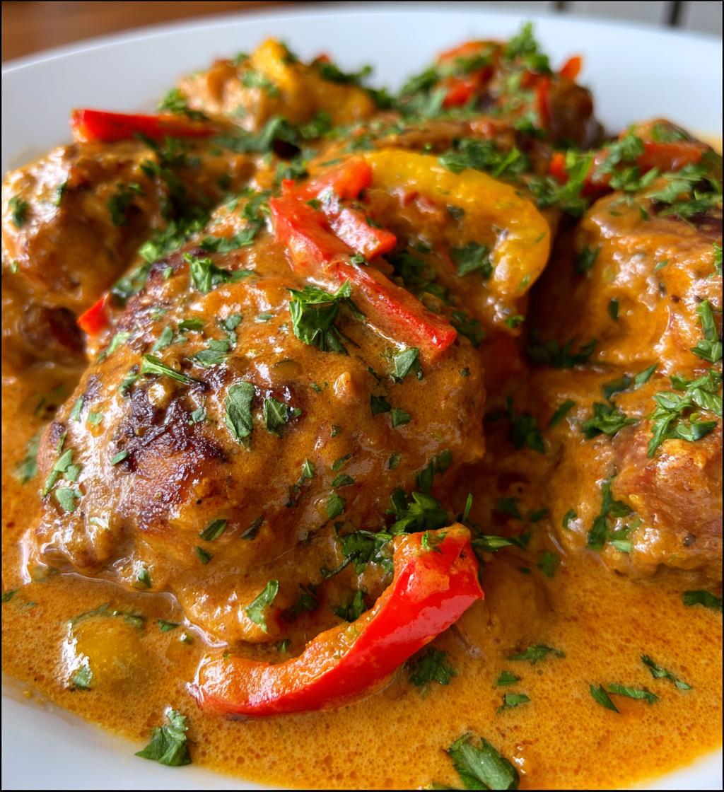 chicken paprikash