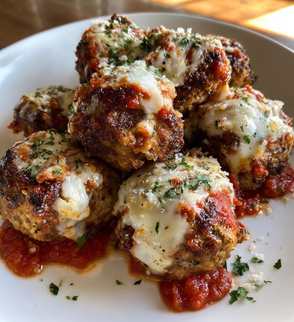 chicken parmesan meatballs