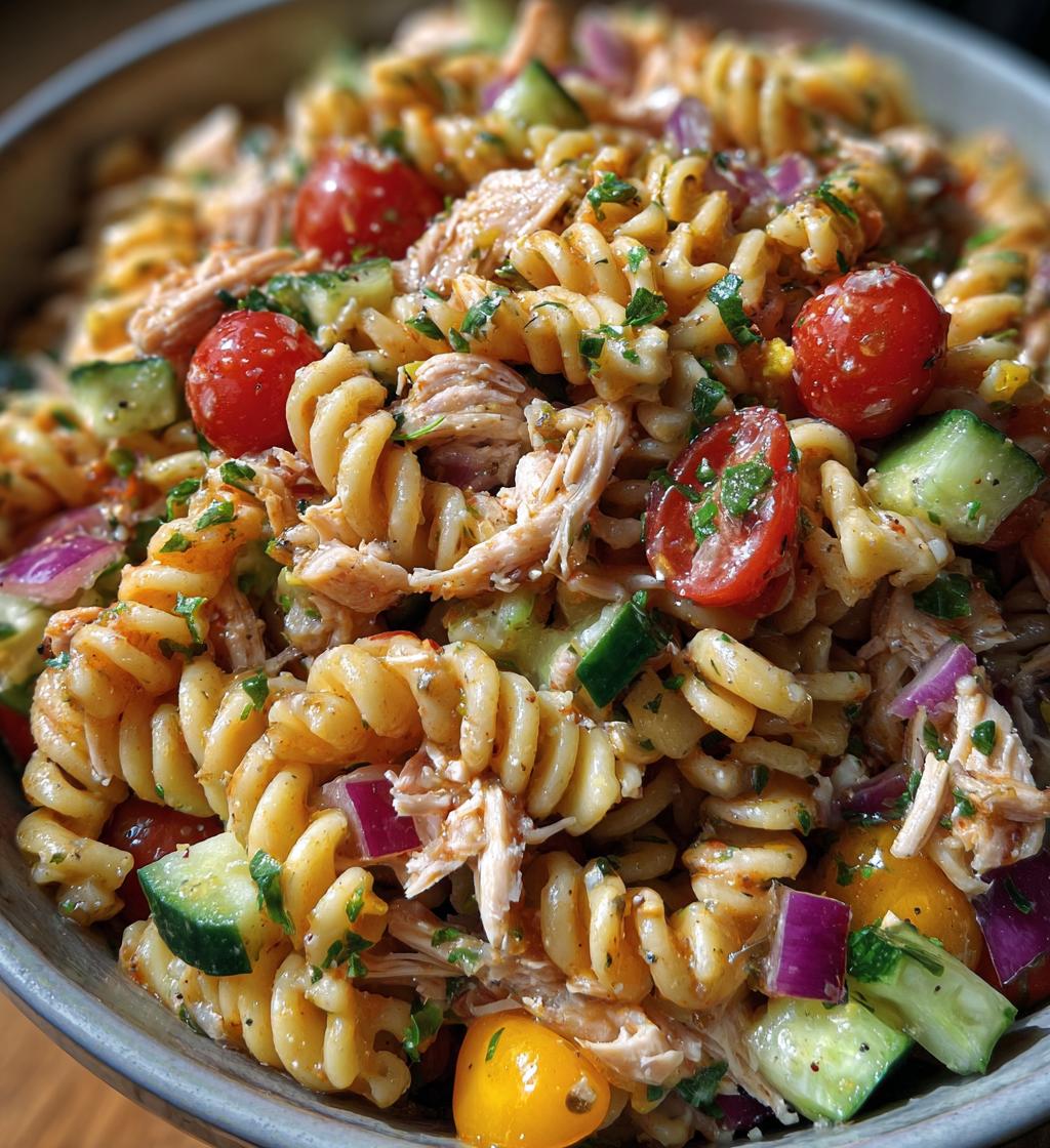 chicken pasta salad