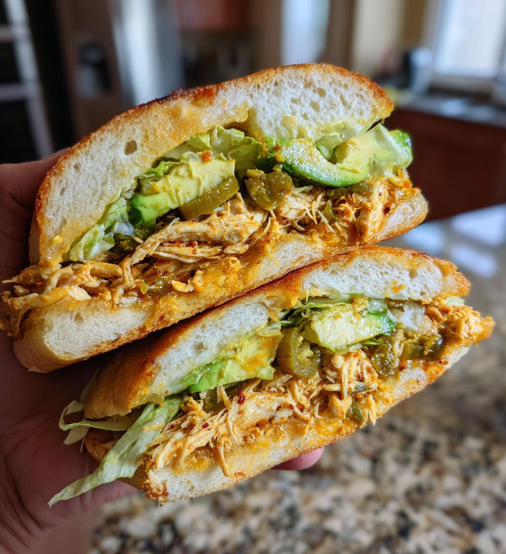 chicken torta sandwich