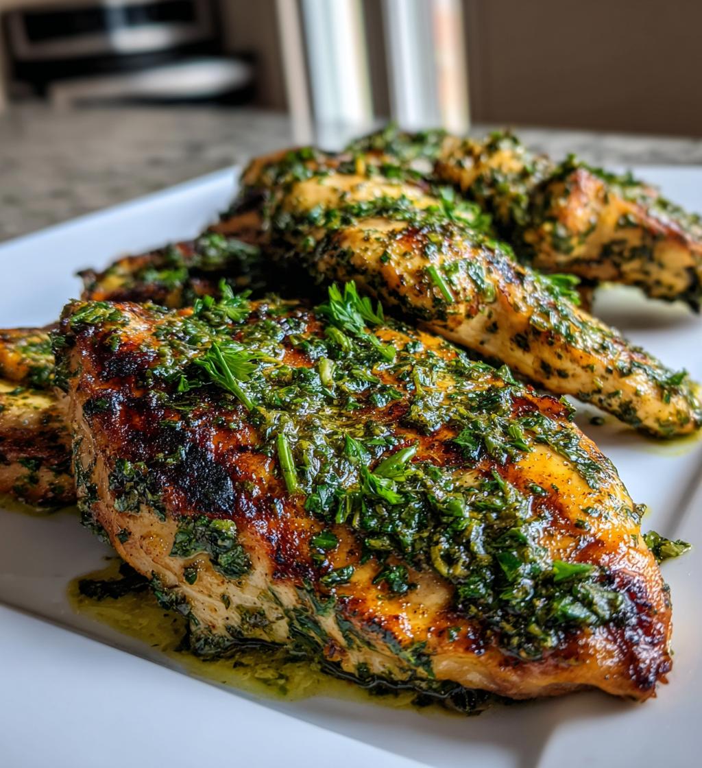 chimichurri chicken - detail 1