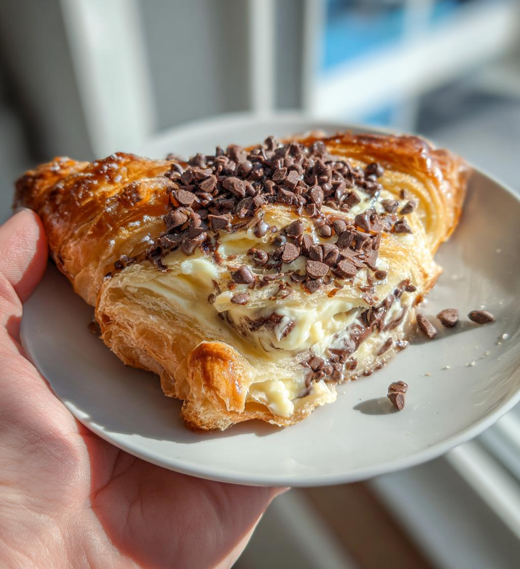 chocolate cream cheese danish - detail 1