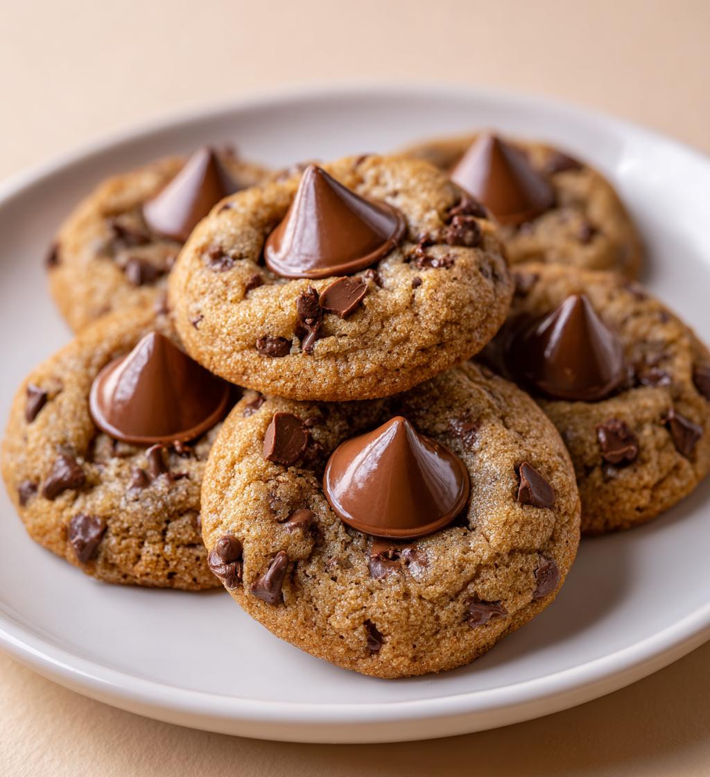 chocolate hershey kiss cookies - detail 1