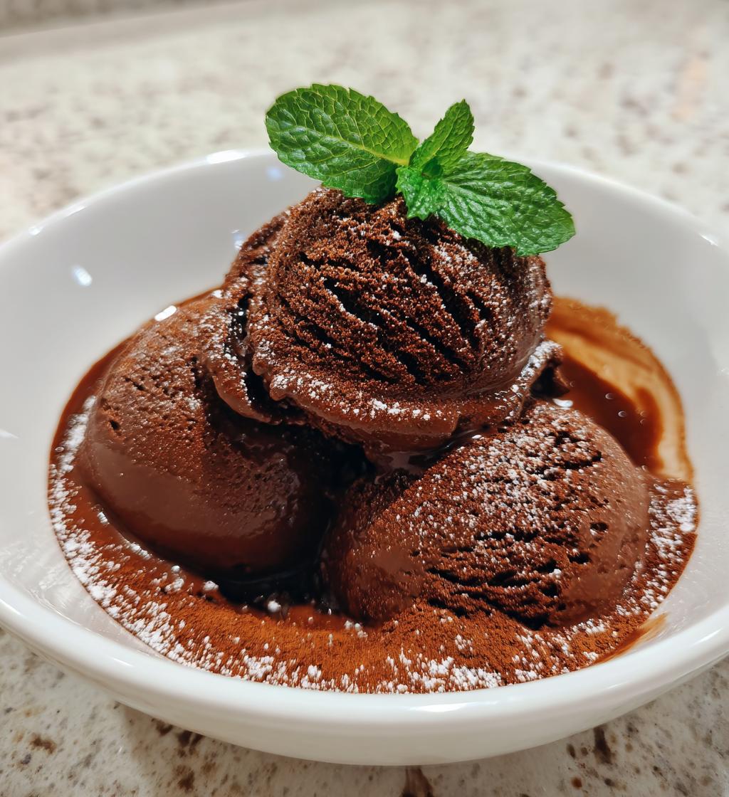 chocolate sorbet recipe - detail 1