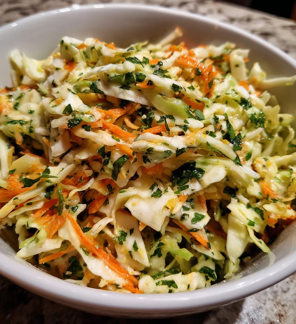 cilantro lime coleslaw - detail 1