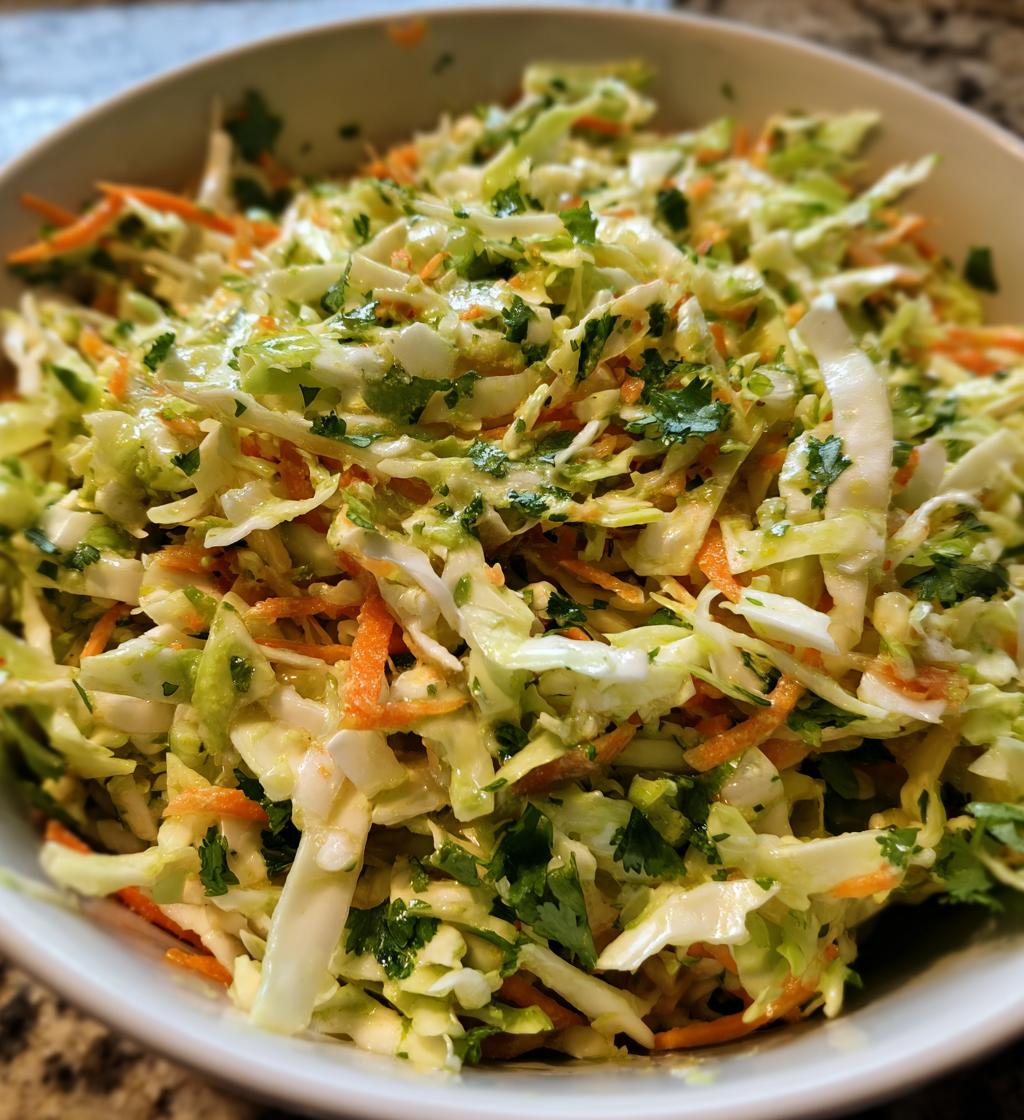 cilantro lime coleslaw