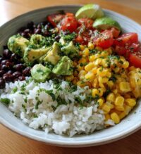 cilantro lime rice bowl
