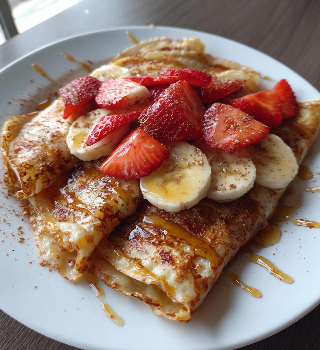 cinnamon roll protein crepes