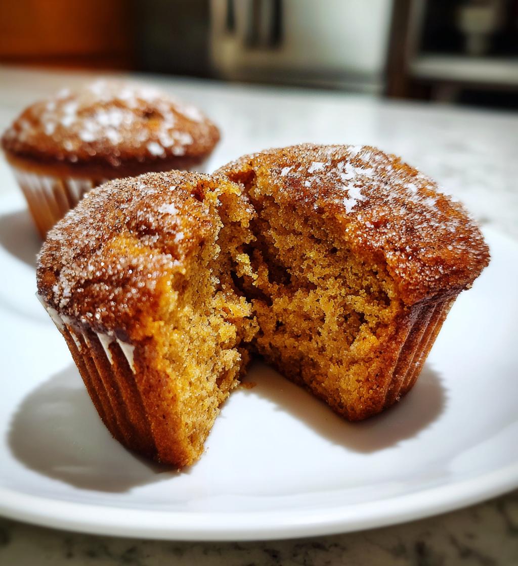 cinnamon sugar pumpkin muffins - detail 1