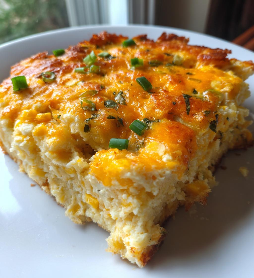 classic cream cheese corn casserole - detail 1