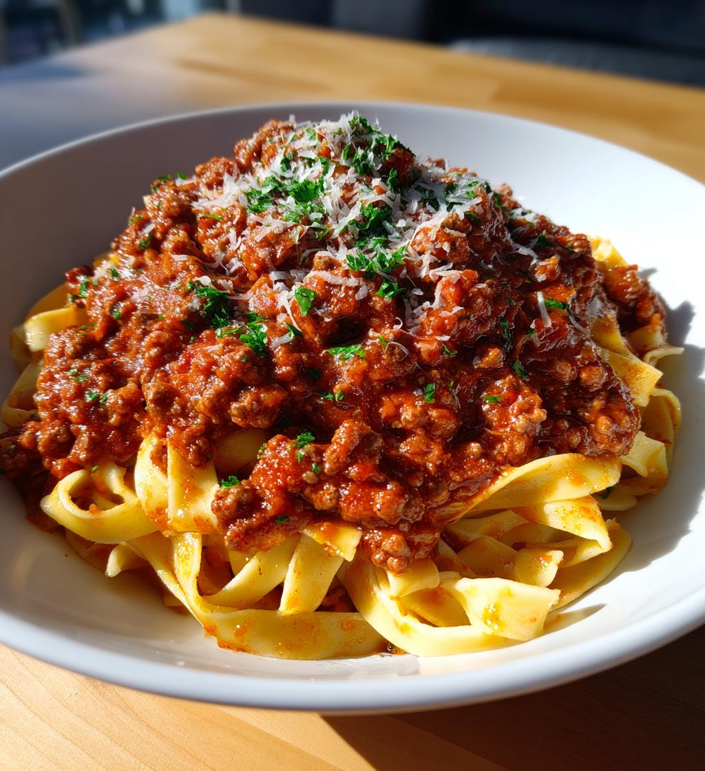 classic homemade bolognese sauce