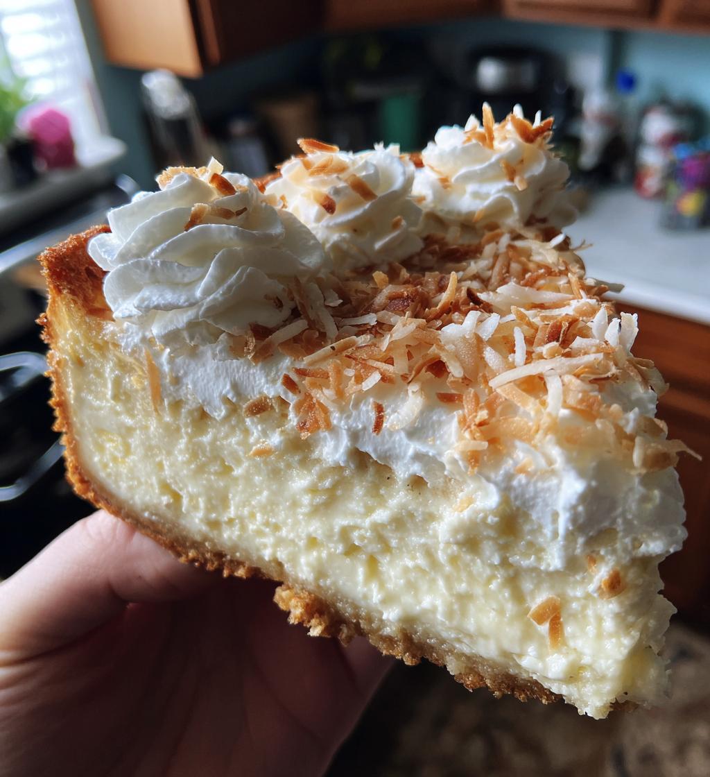 coconut cheesecake