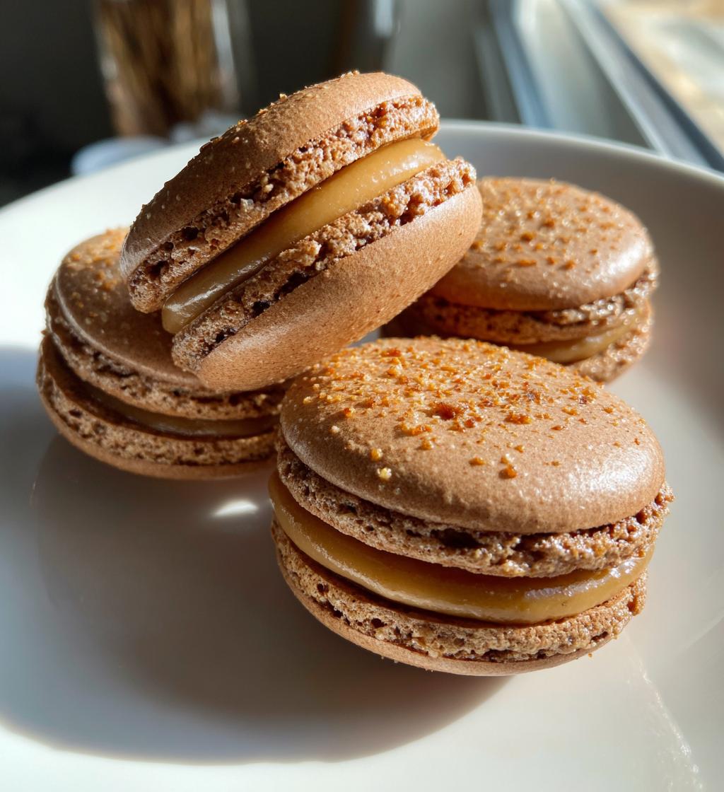 coffee macarons