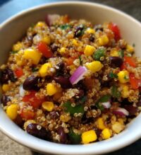 corn and black bean quinoa salad