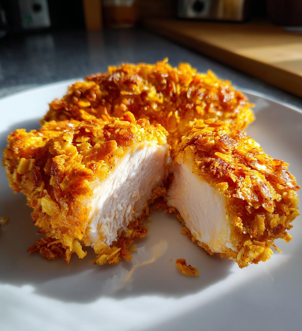 cornflake baked chicken - detail 1