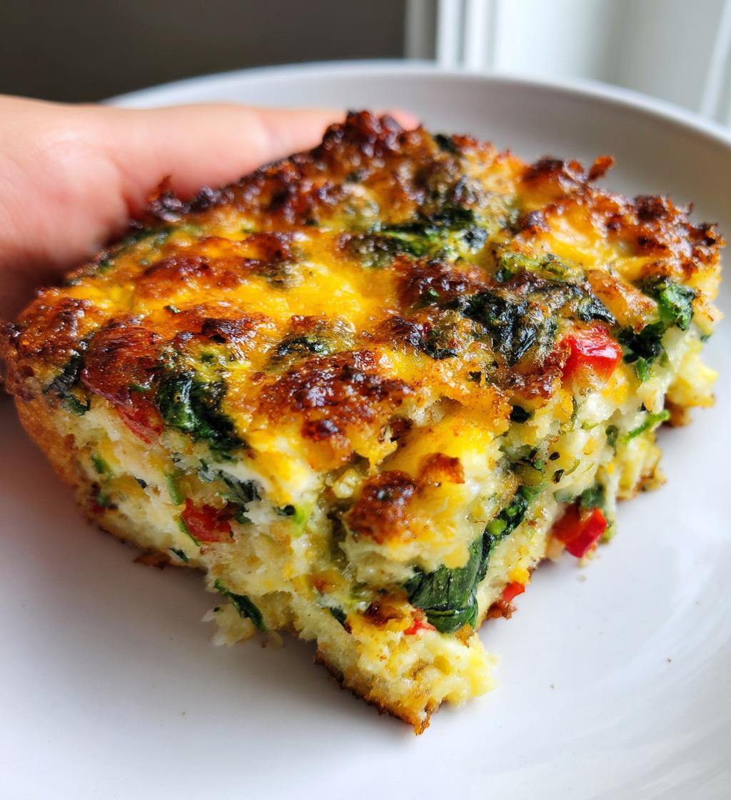 cottage cheese egg bake - detail 1