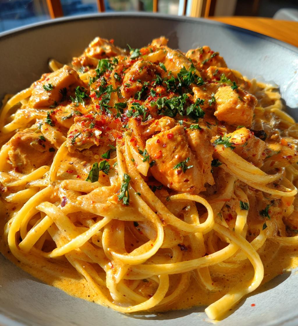 cowboy butter chicken linguine