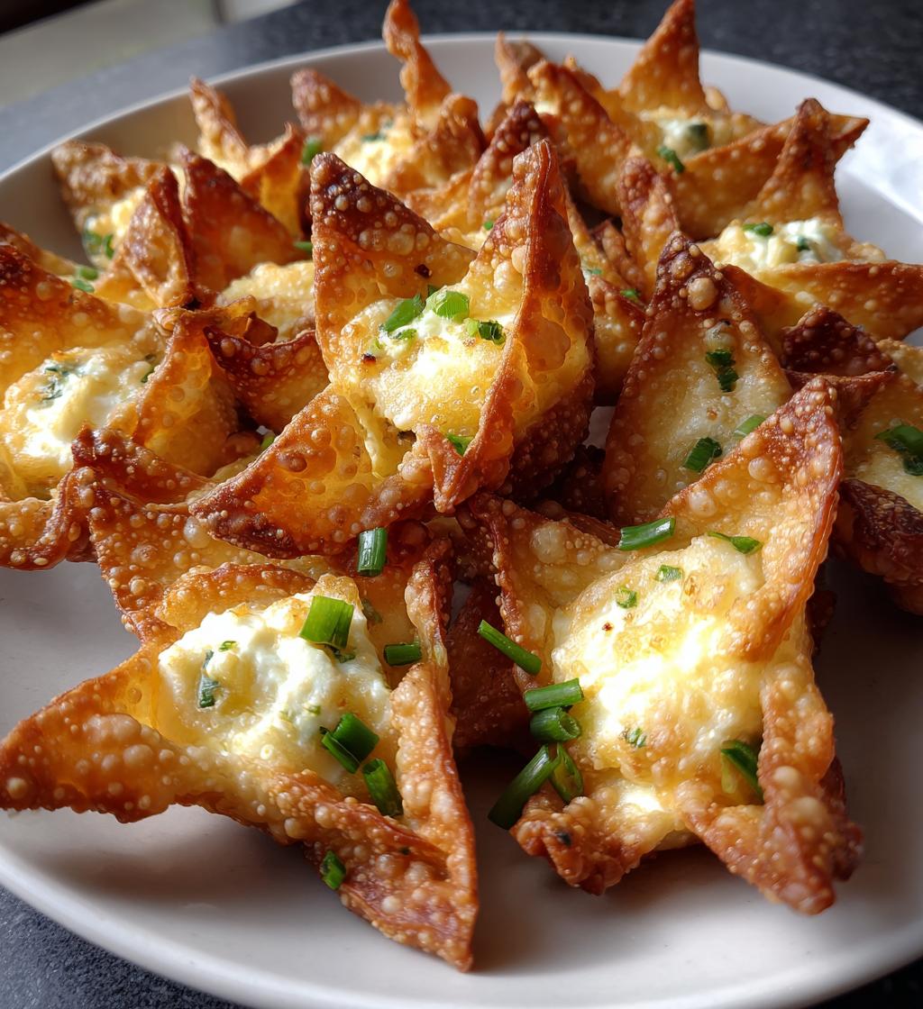 crab rangoon crab cream cheese filled crispy wontons - detail 1