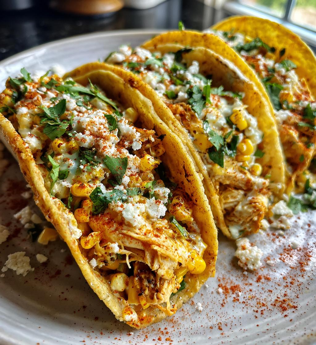 crazy good street corn chicken tacos the ultimate taco mashup - detail 1