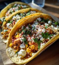 crazy good street corn chicken tacos the ultimate taco mashup