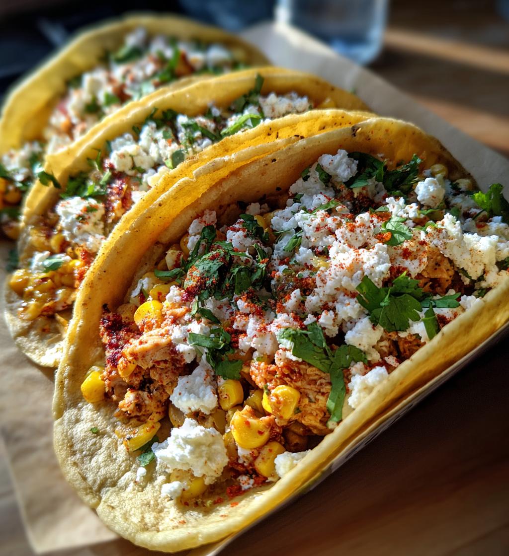 crazy good street corn chicken tacos the ultimate taco mashup
