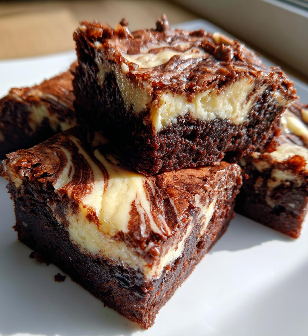 cream cheese brownies - detail 1