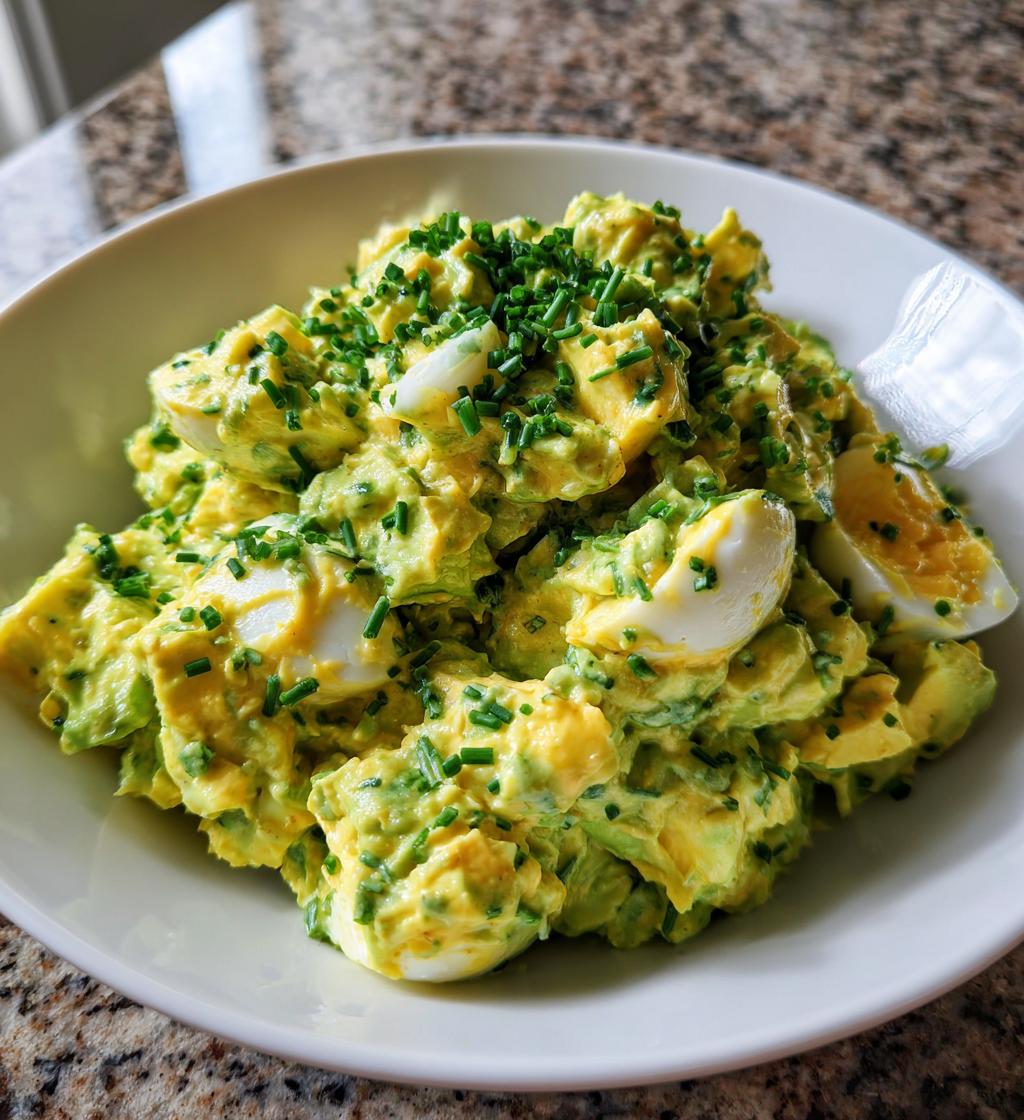 creamy avocado egg salad