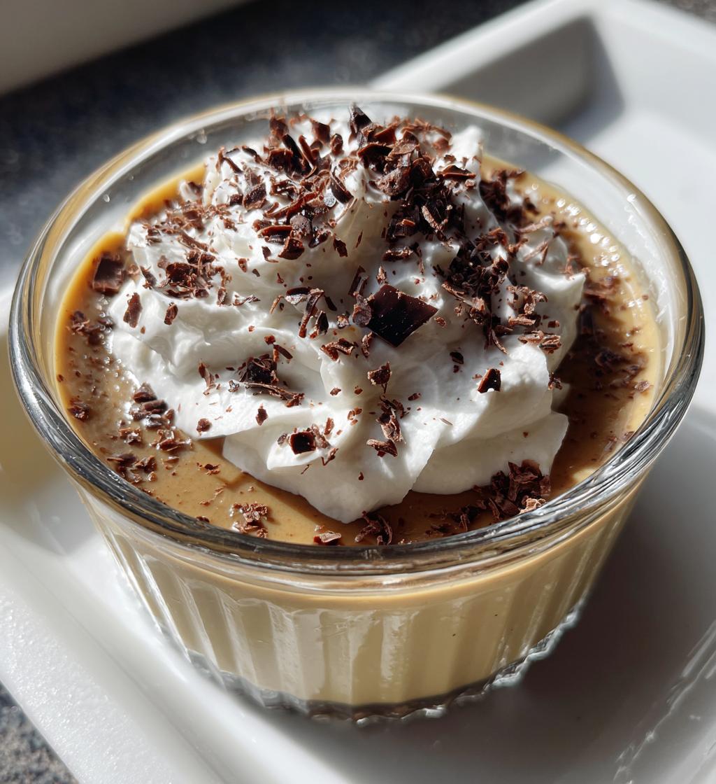 creamy coffee panna cotta - detail 1