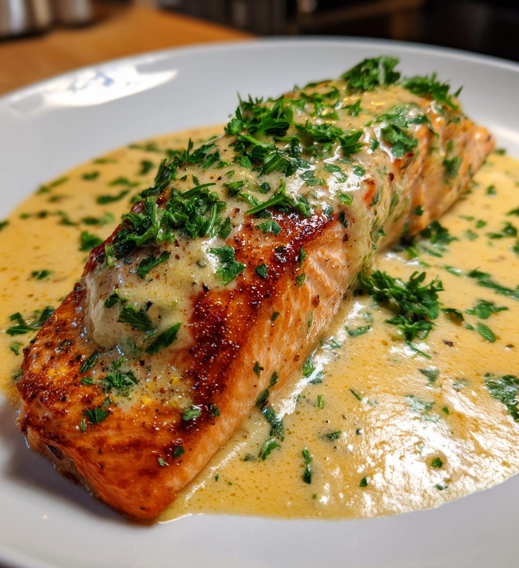 creamy garlic marry me salmon